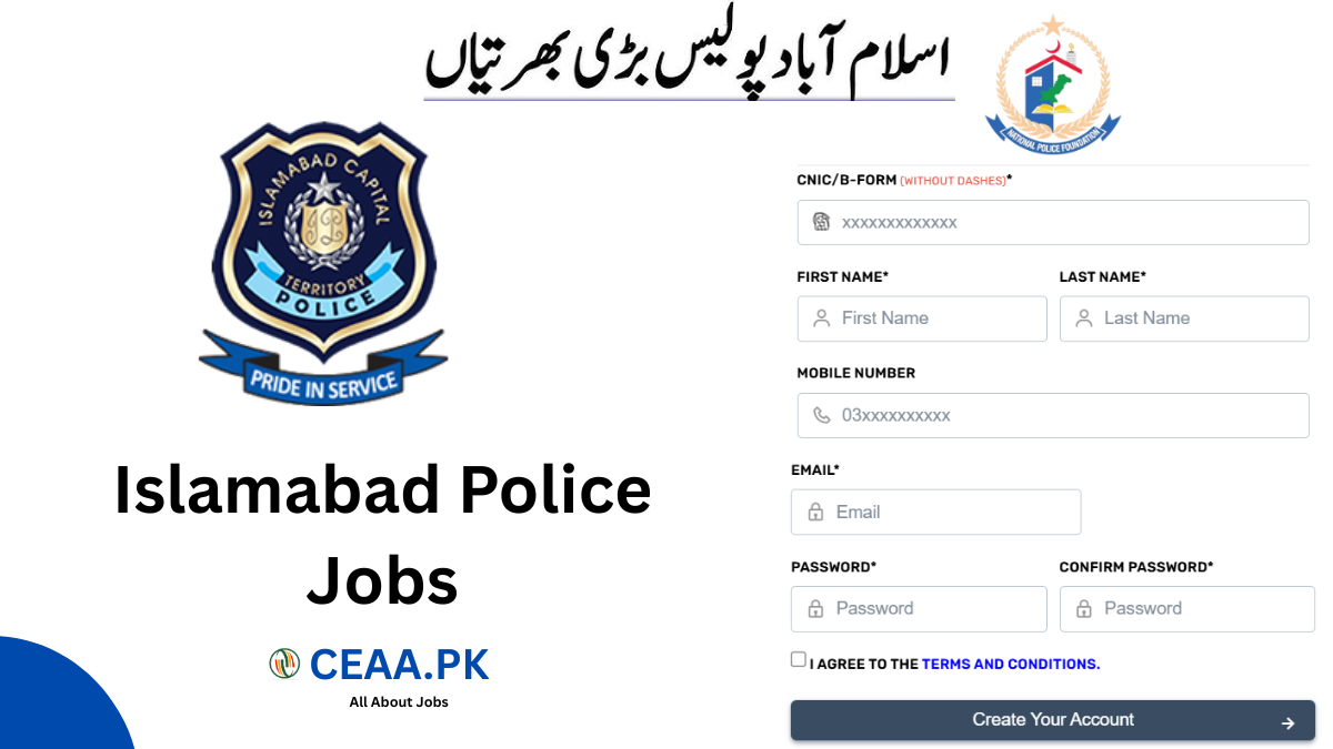 Islamabad Police Jobs 2026 Advertisement Online Apply